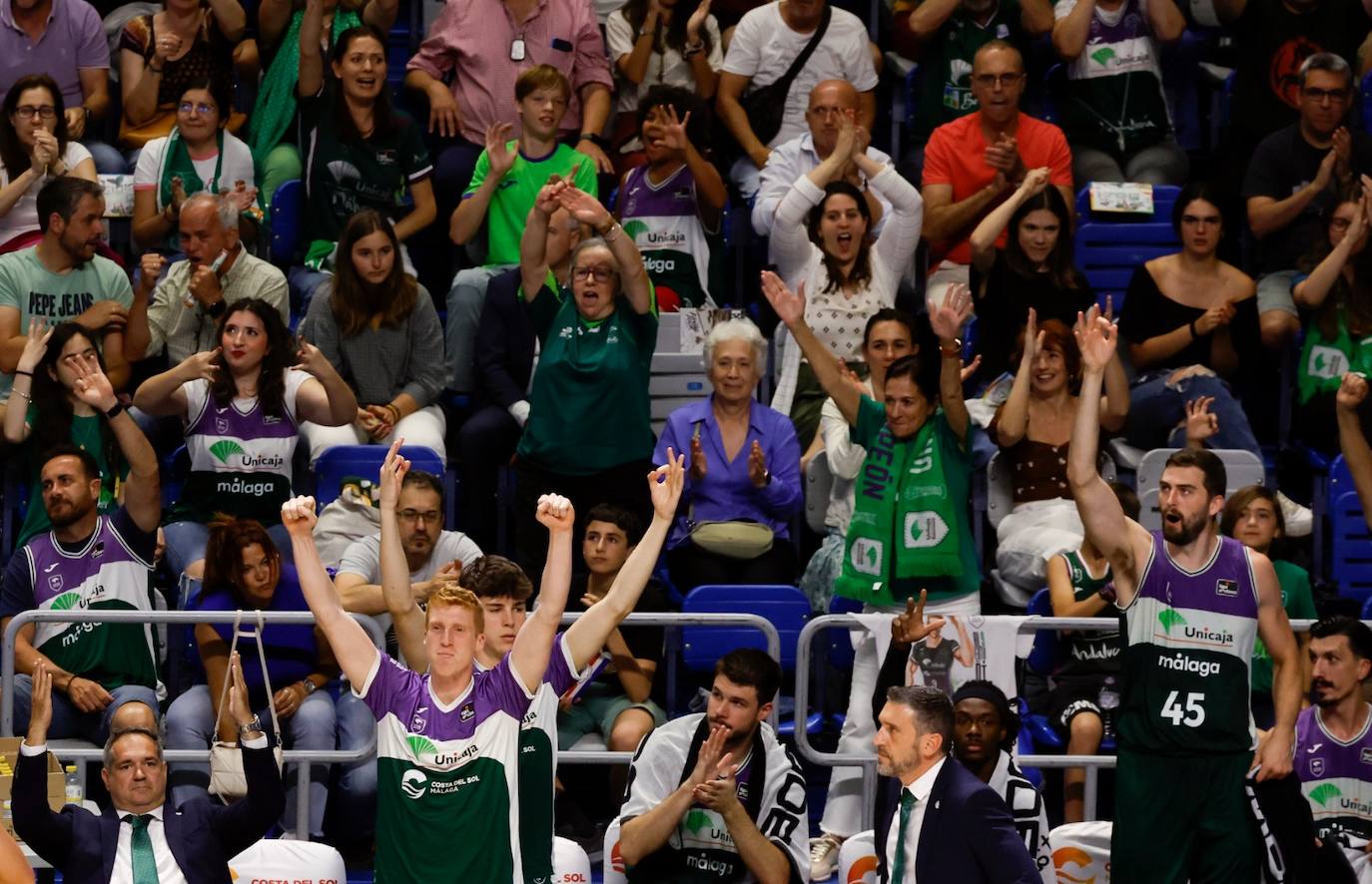 La victoria del Unicaja ante el Manresa, en imágenes