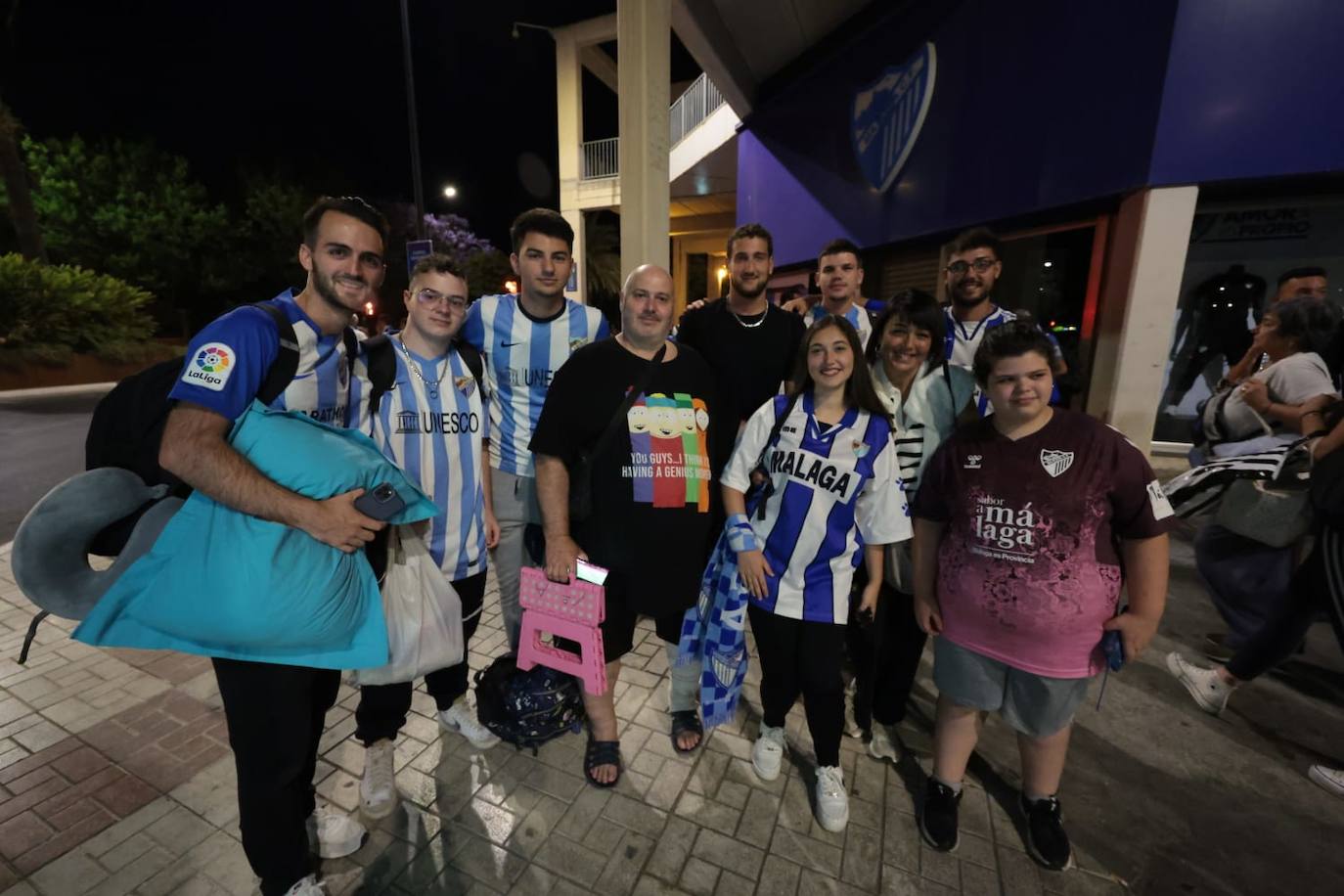 La caravana malaguista pone rumbo a Ponferrada