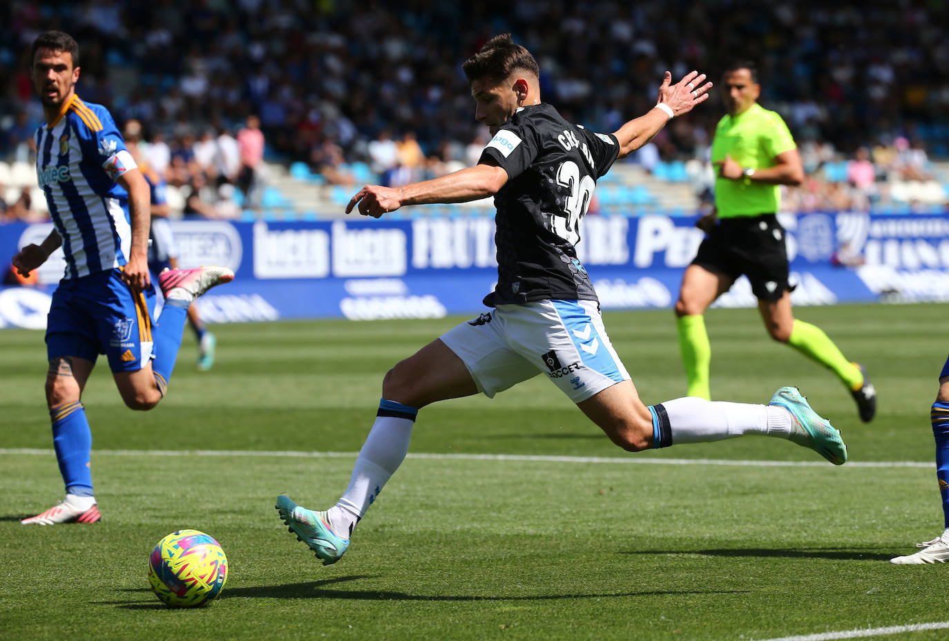 El Málaga pierde con la Ponferradina (2-0)