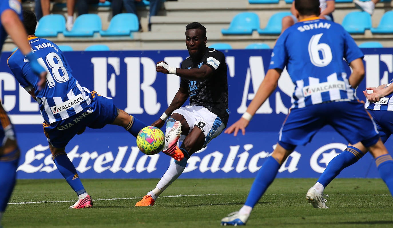 El Málaga pierde con la Ponferradina (2-0)