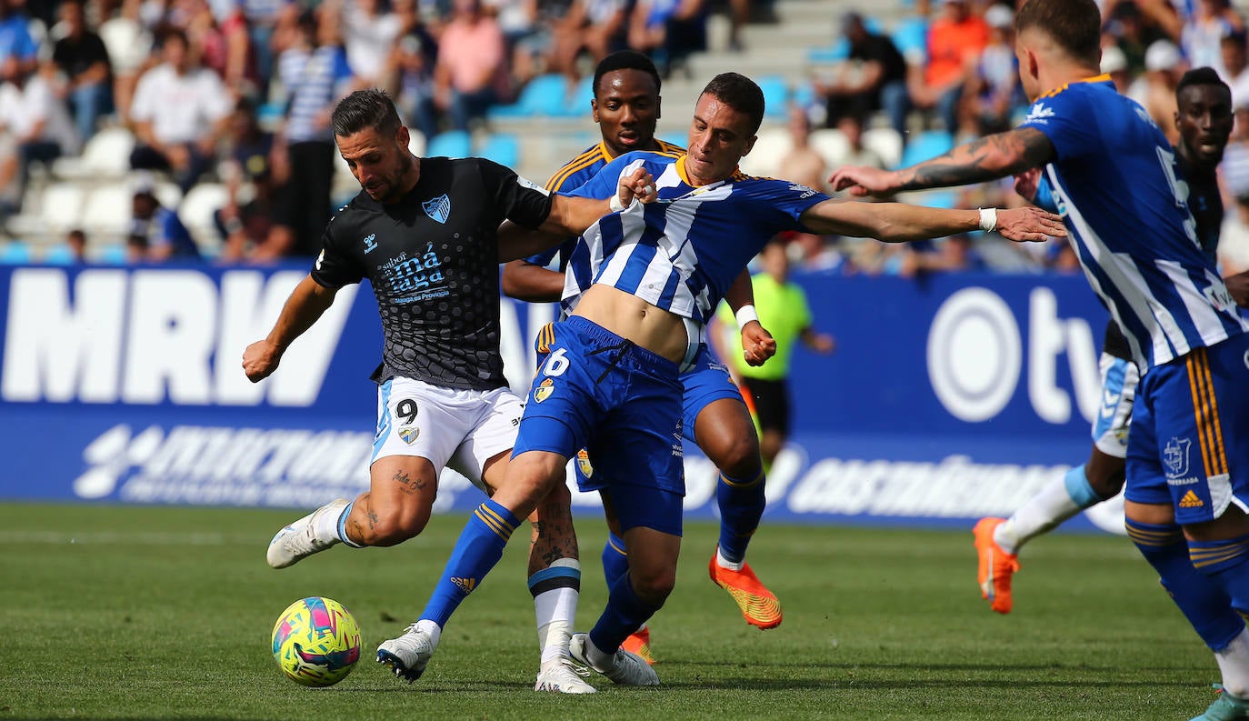 El Málaga pierde con la Ponferradina (2-0)