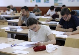 Examen de oposiciones a maestros del año pasado.