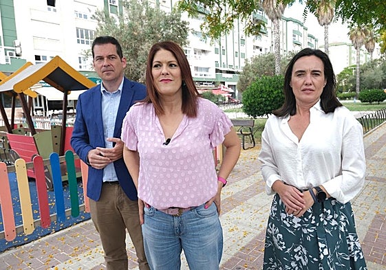Noelia Losada, Alejandro Carballo y María Jesús Palacios.