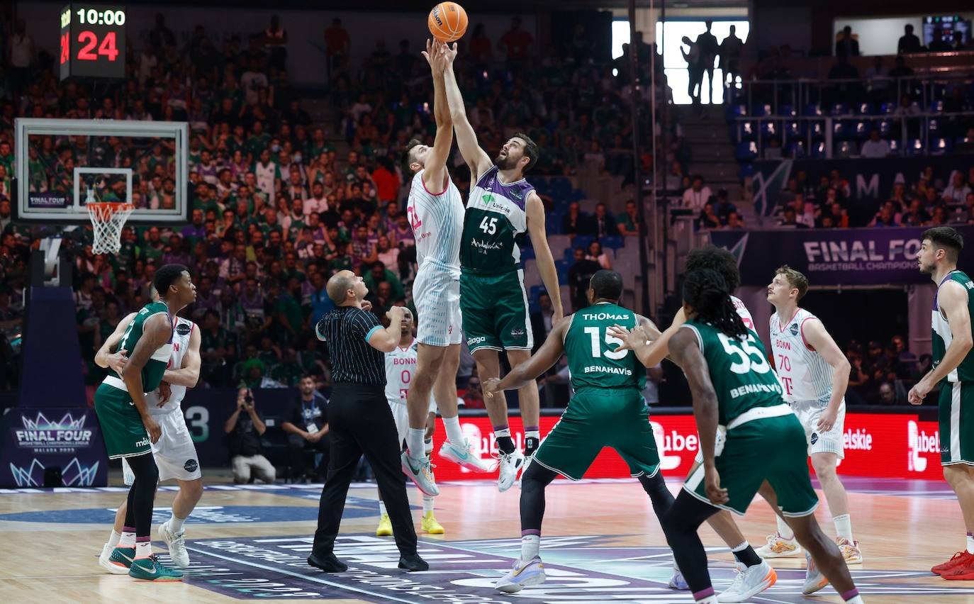 Las mejores imágenes del Unicaja-Telekom Bonn en la Final Four 2023