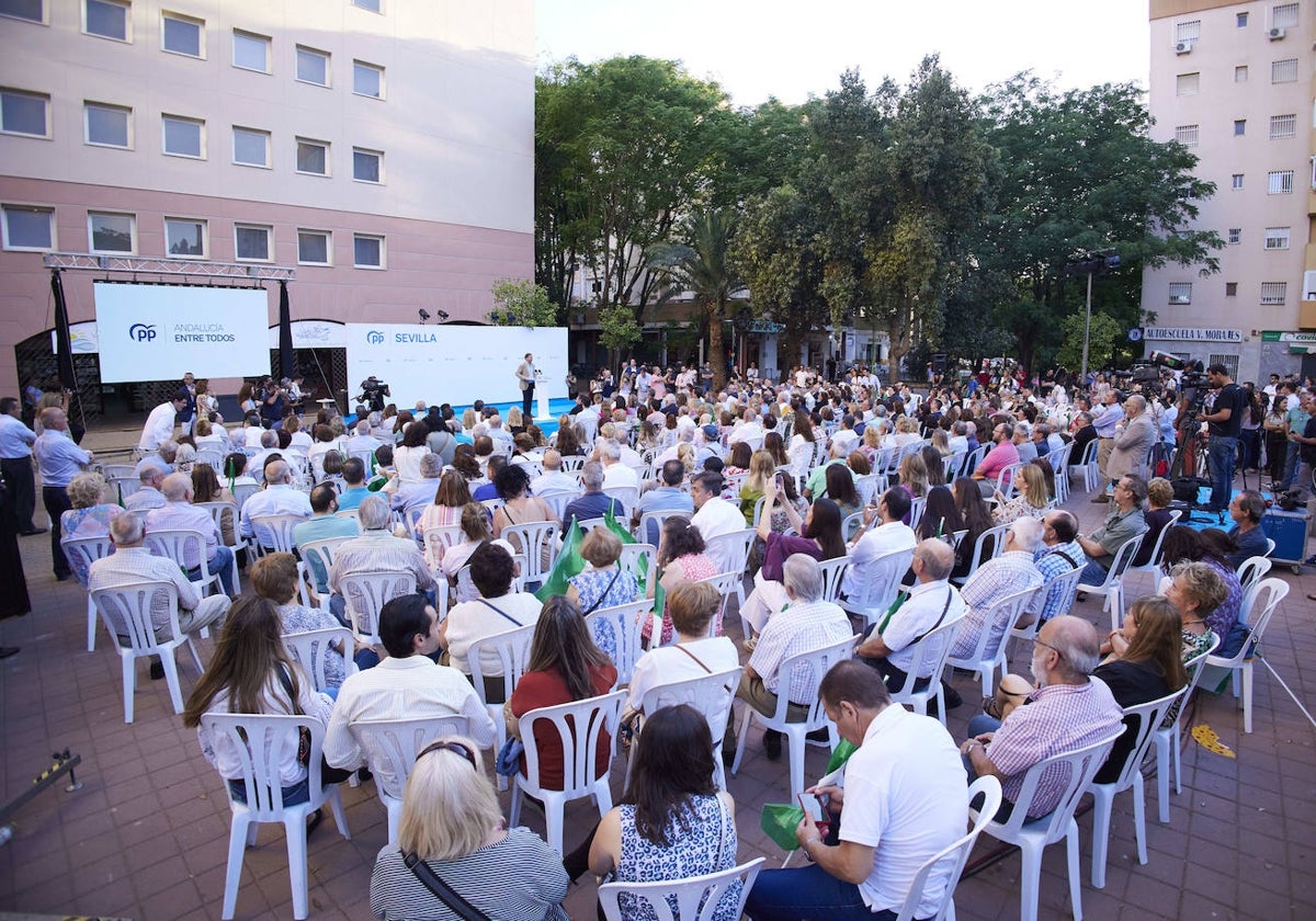 Acto de apertura de campaña del PP en Sevilla el pasado jueves.