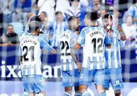 El uno a uno de la victoria del Málaga ante el Mirandés