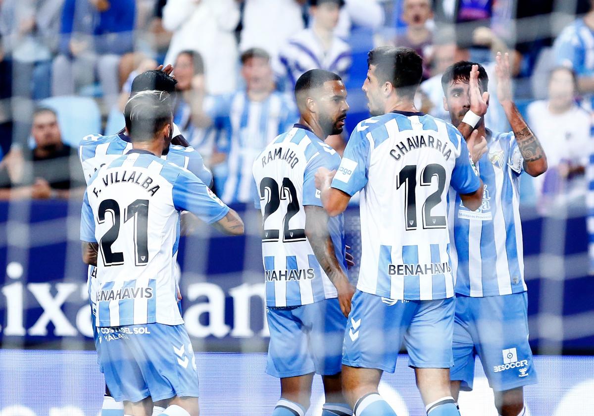 El uno a uno de la victoria del Málaga ante el Mirandés