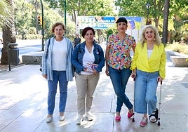 Las candidatas de Con Málaga anuncian una medida para garantizar los cuidados de las personas mayores.