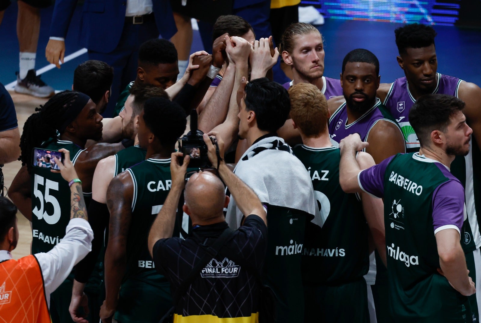 Imágenes de la segunda derrota del Unicaja en la Final Four