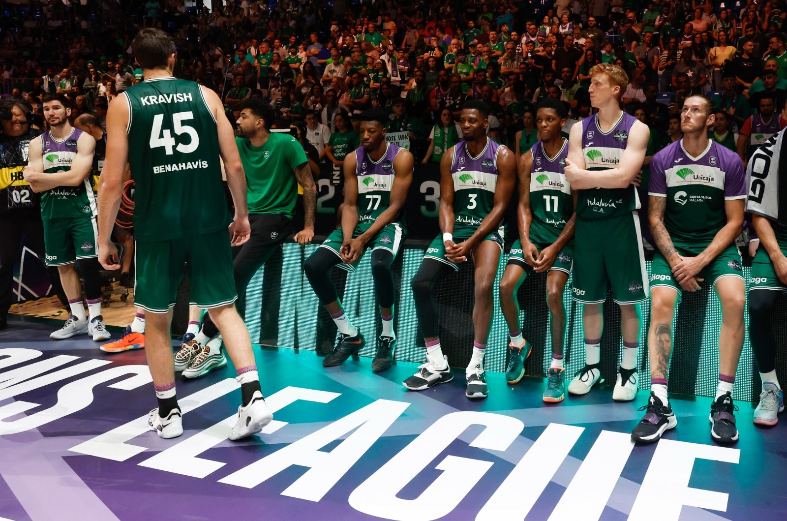 Imágenes de la segunda derrota del Unicaja en la Final Four