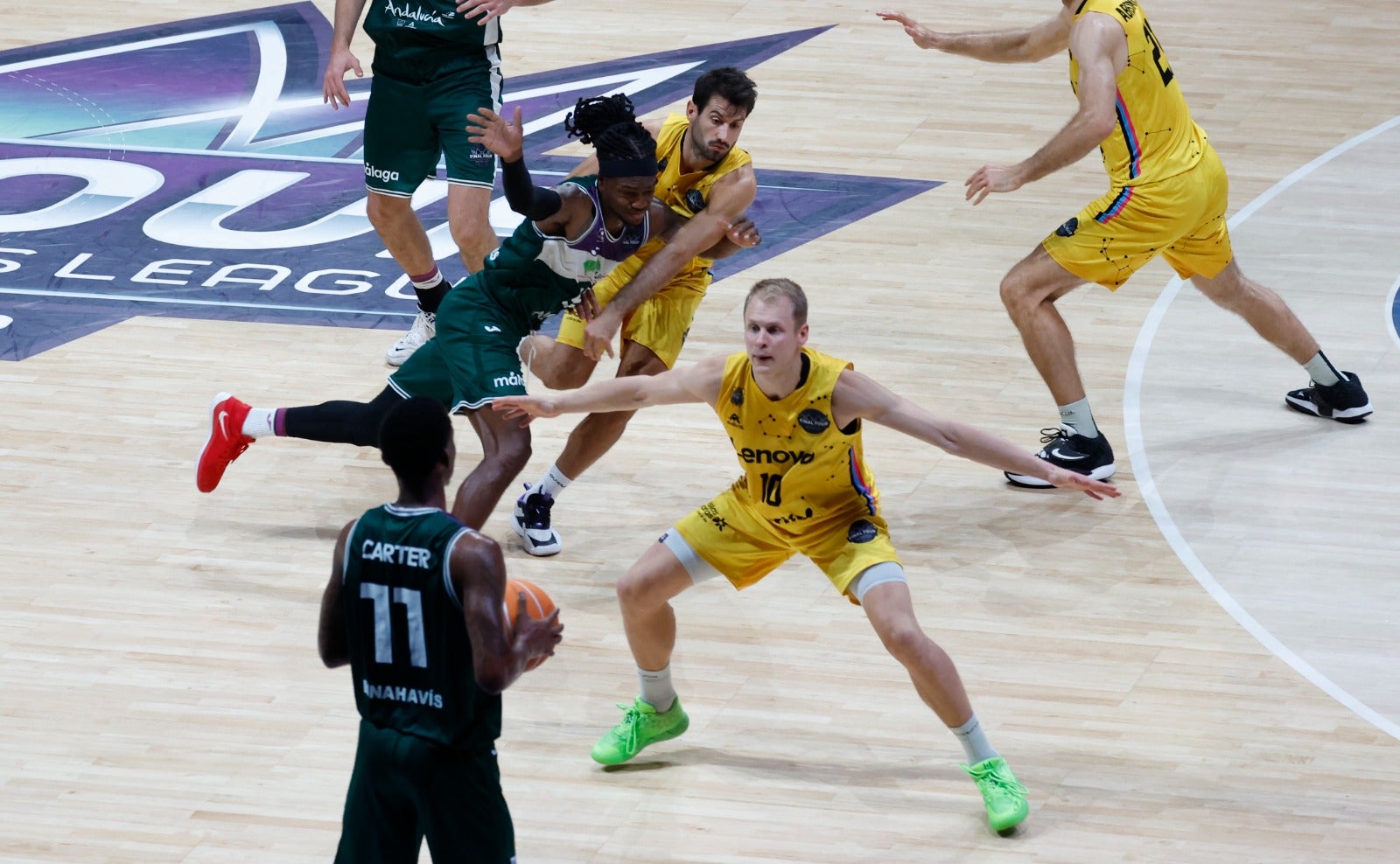 Imágenes de la segunda derrota del Unicaja en la Final Four