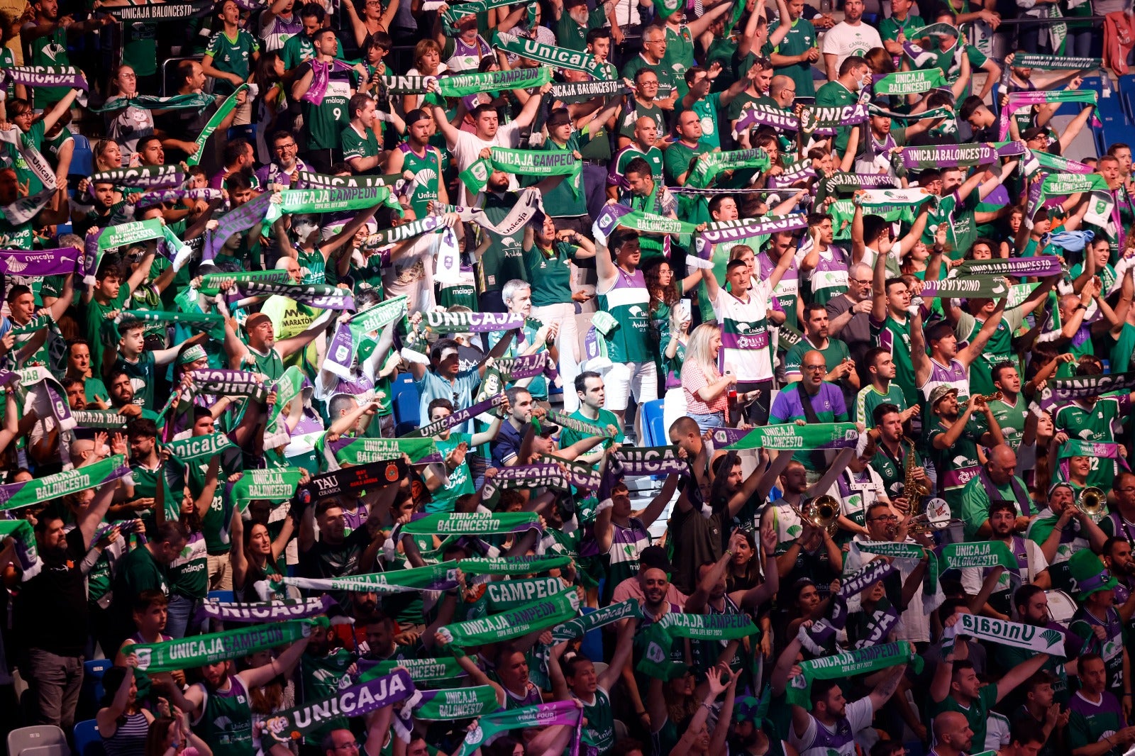 Imágenes de la segunda derrota del Unicaja en la Final Four