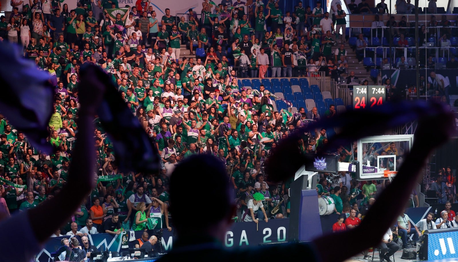 Imágenes de la segunda derrota del Unicaja en la Final Four