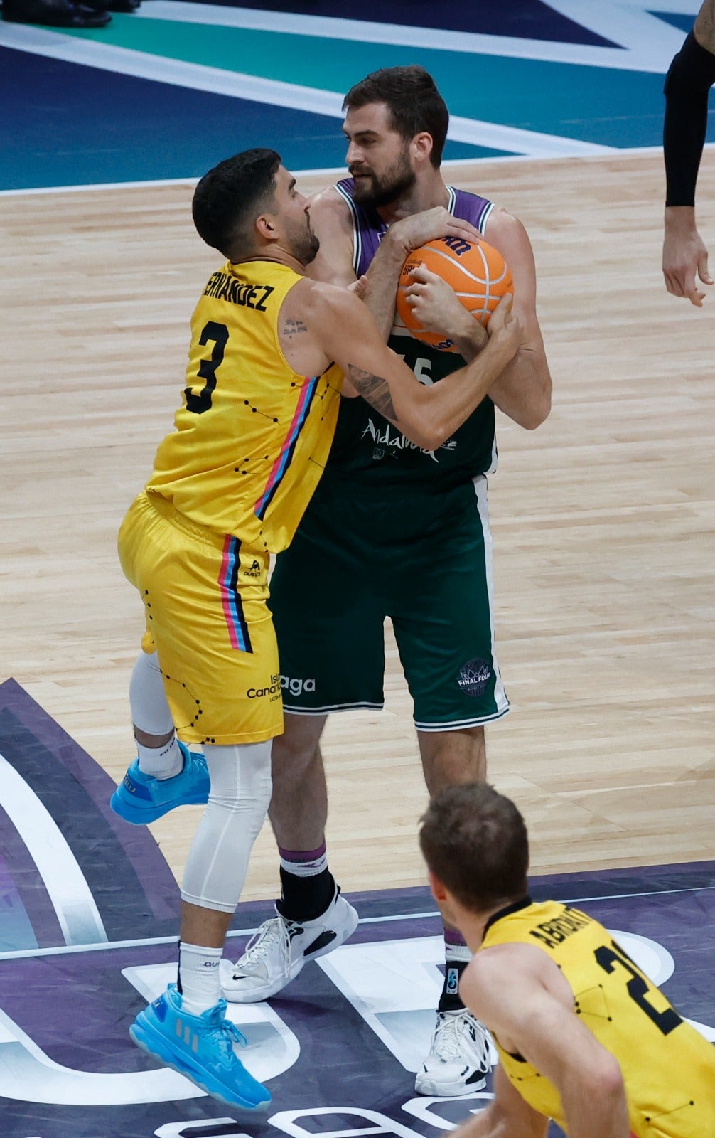 Imágenes de la segunda derrota del Unicaja en la Final Four