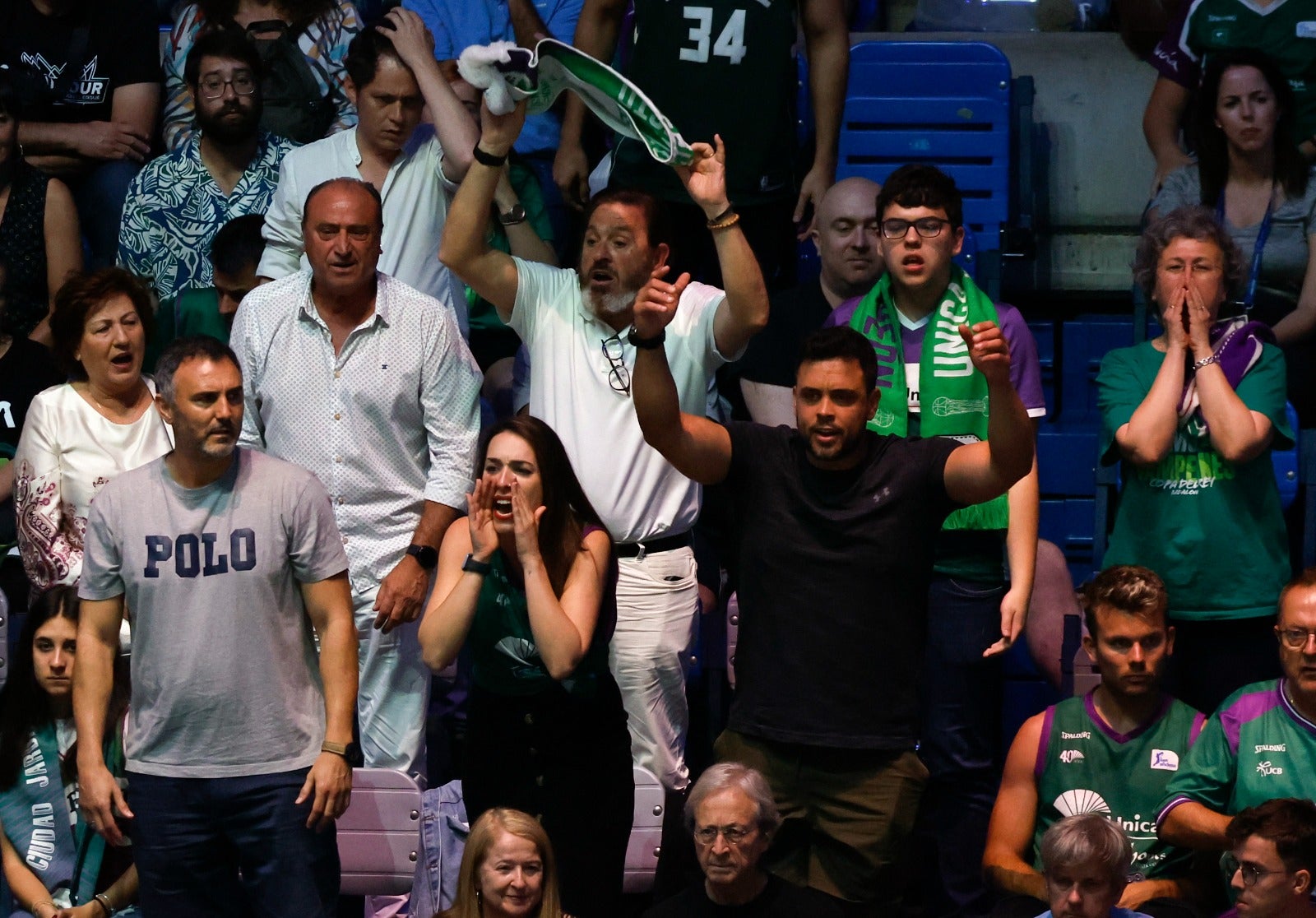 Imágenes de la segunda derrota del Unicaja en la Final Four
