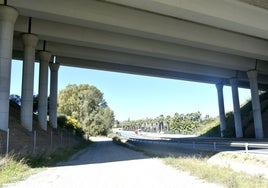 Trazado de la carretera que conectará Santa Clara con Churriana.