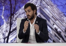 El presidente de la Asociación de Viviendas Turísticas de Andalucía, Carlos Pérez-Lanzac, ayer durante el programa 'La Alameda'.