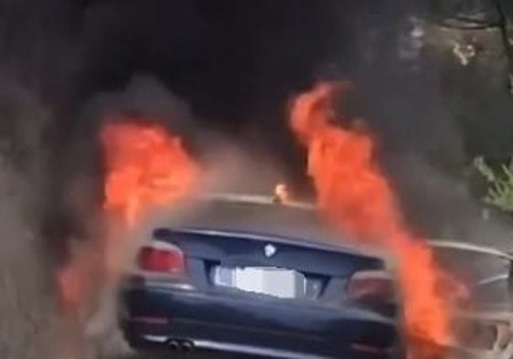 Tiroteo en una cafetería de San Pedro Alcántara: hallan calcinado el coche empleado en la fuga