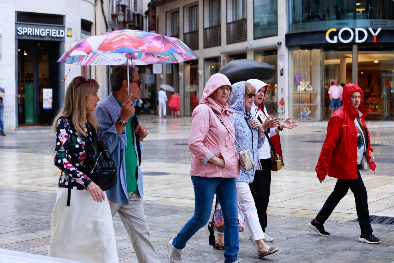 La lluvia regresa a Málaga