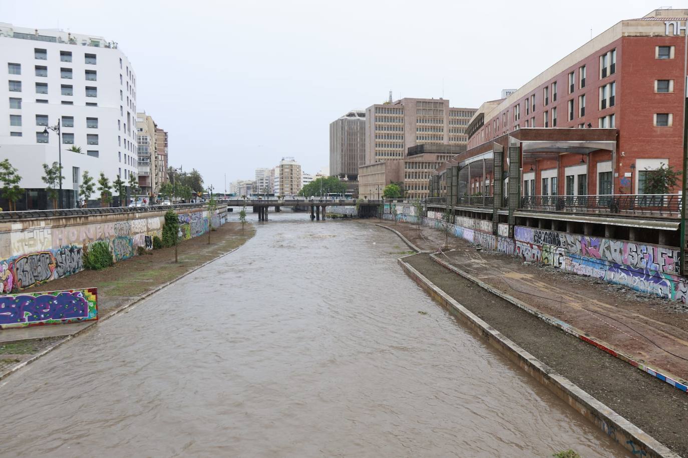 La lluvia regresa a Málaga