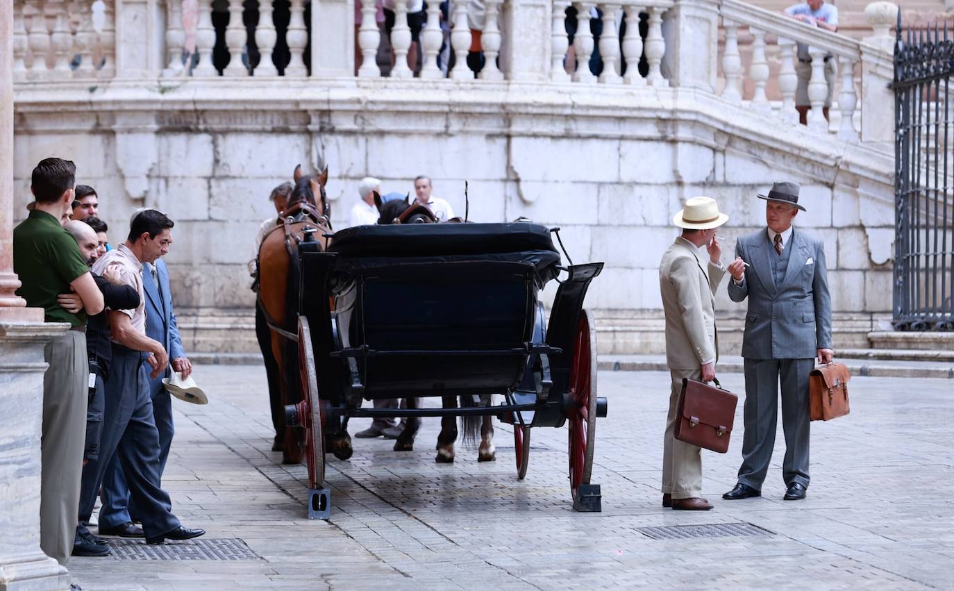 Málaga se transforma en Brasil por el rodaje de una serie