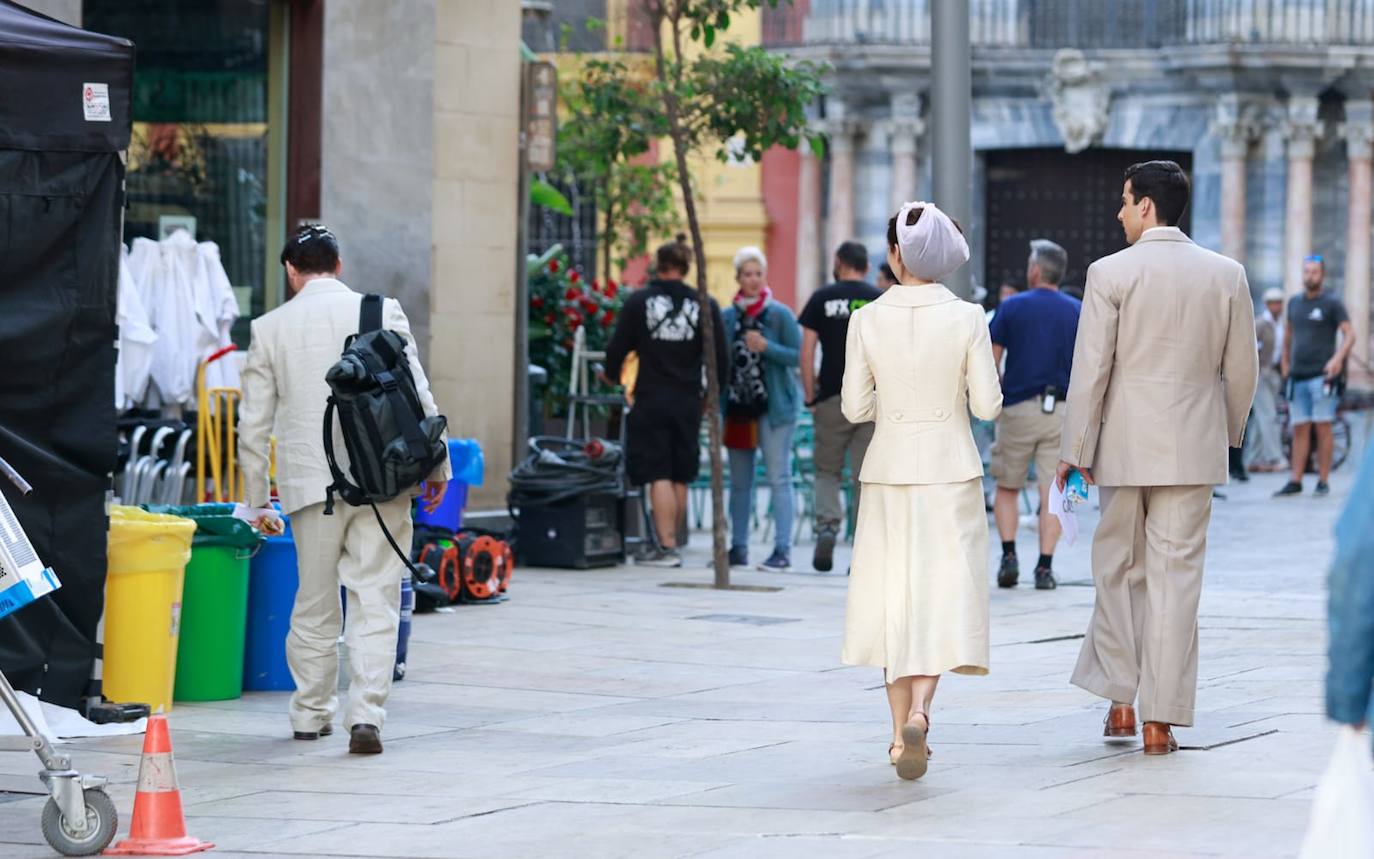 Málaga se transforma en Brasil por el rodaje de una serie