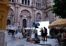 Málaga se transforma en Brasil por el rodaje de una serie