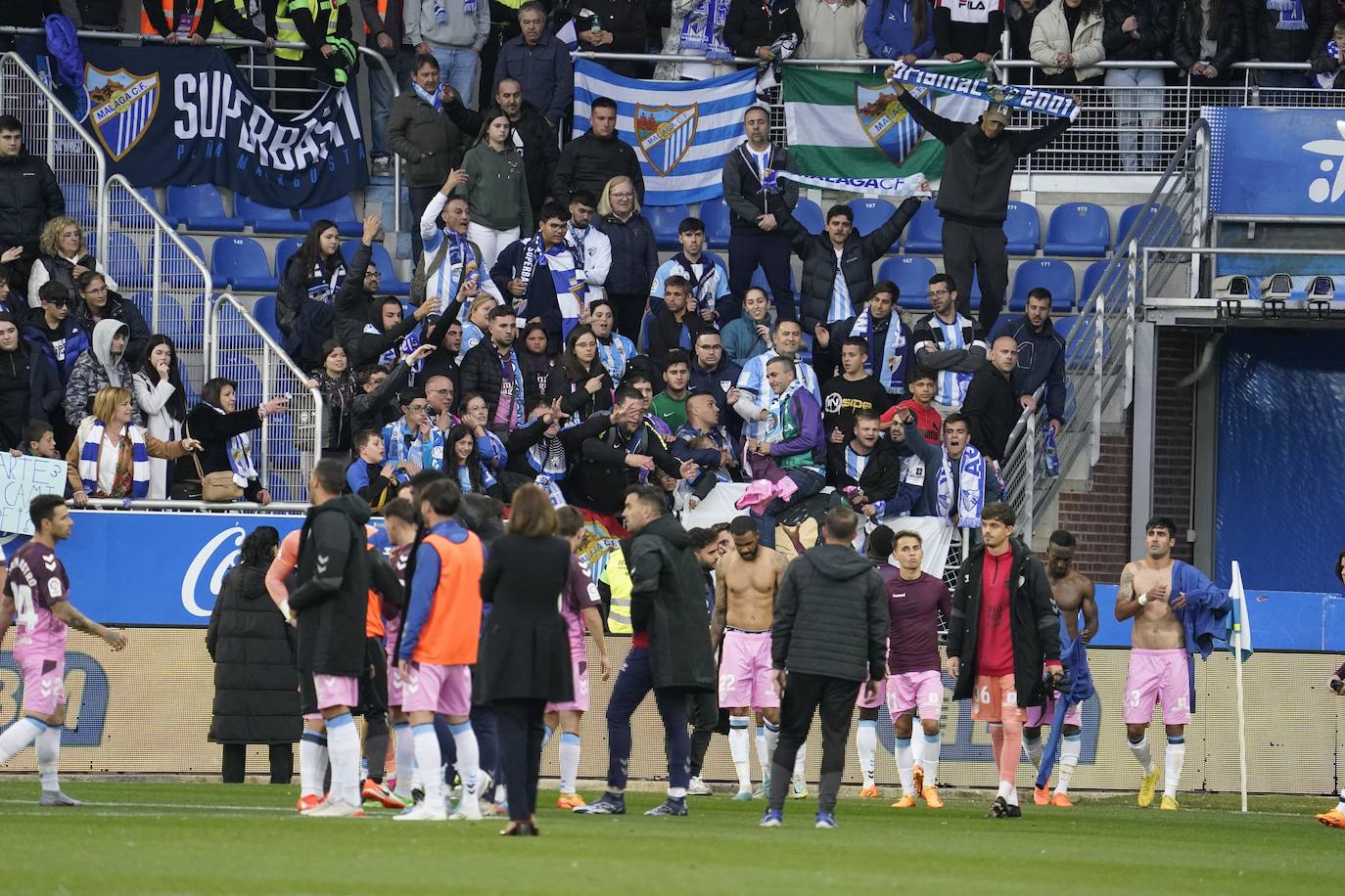 El Alavés-Málaga certifica el descenso del club de Martiricos