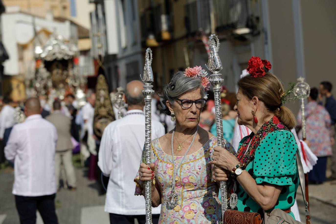 La Real Hermandad de Málaga camina hacia el Rocío