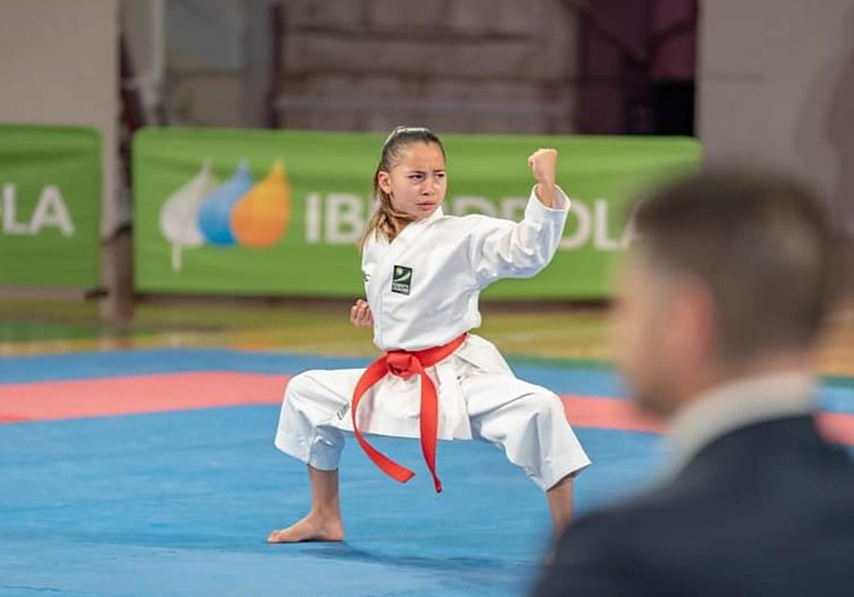 Ornella Rocha, un diamante en la base del kárate