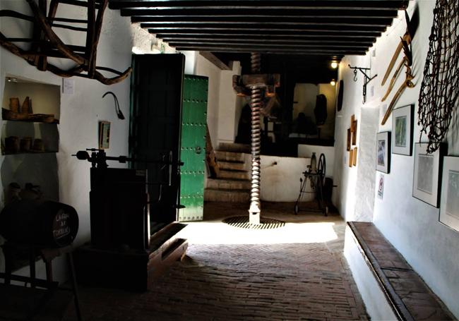 Interior del ecomuseo Lagar de Torrijos