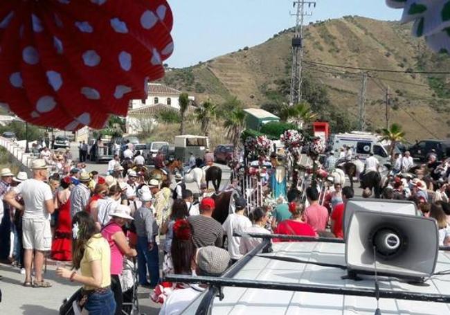 En La Viñuela se unen tres romerías.