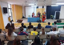 Un momento de la charla.