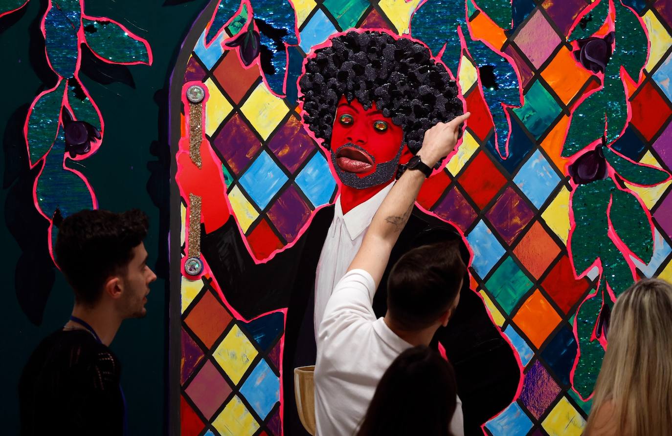 Exposición de Devan Shimoyama en el CAC Málaga