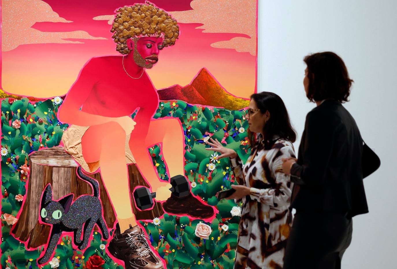 Exposición de Devan Shimoyama en el CAC Málaga