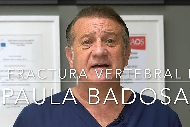 El traumatólogo deportivo Vicente de la Varga analiza la fractura de Paula Badosa