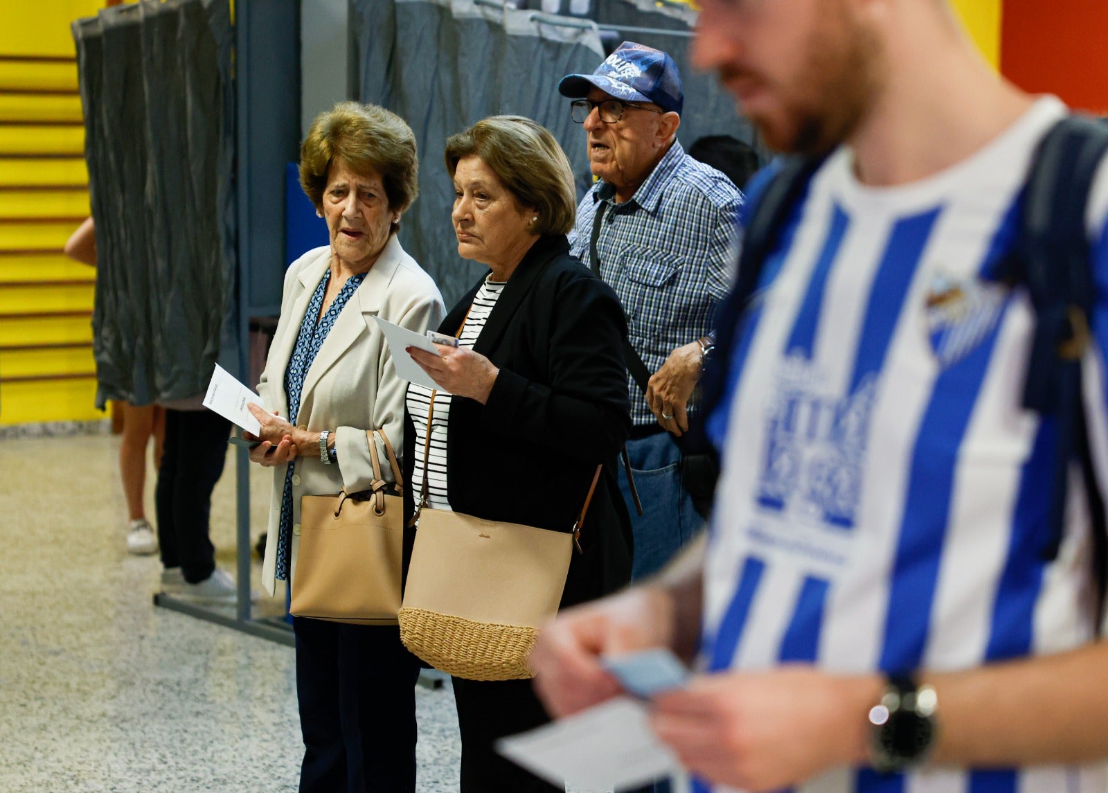 Ambiente en la jornada electoral en los colegios malagueños