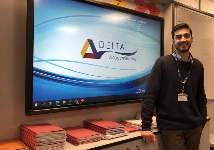 Alfonso Ruiz trabaja en el instituto Garforth Academy, en la ciudad inglesa de Leeds.