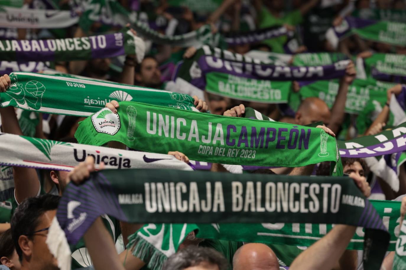 El segundo partido de play-off entre Unicaja y Tenerife, en fotos