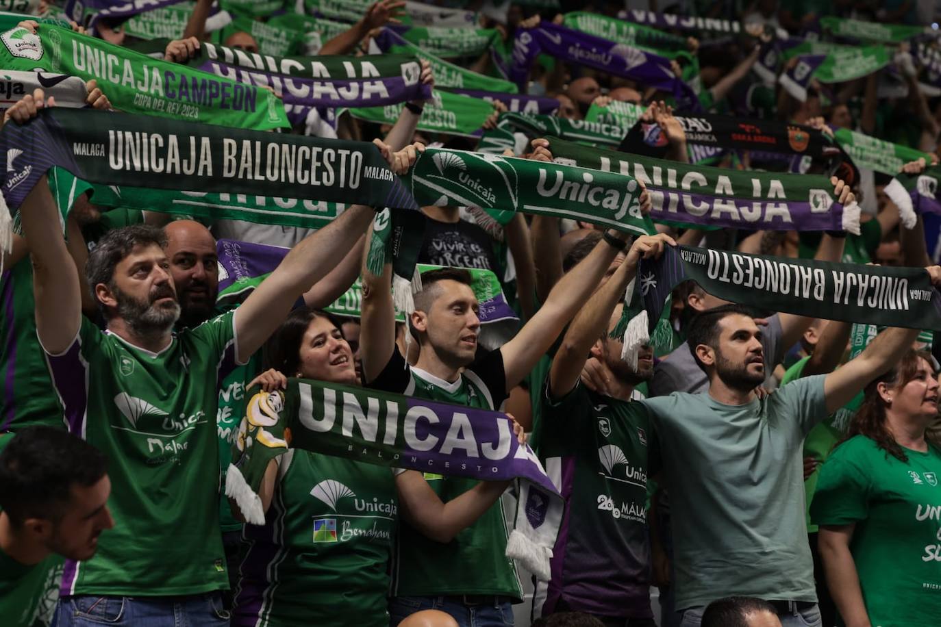 El segundo partido de play-off entre Unicaja y Tenerife, en fotos