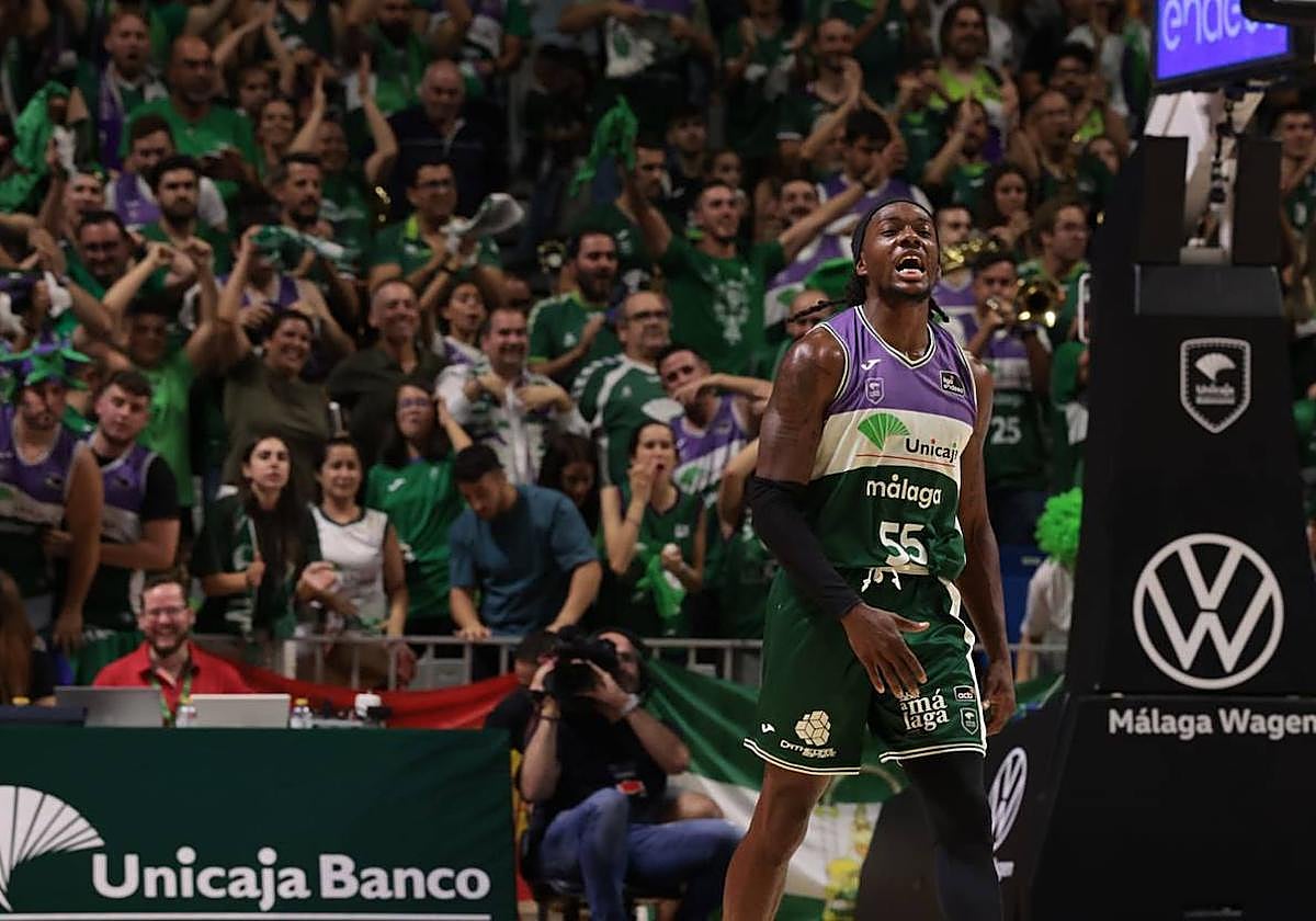 El segundo partido de play-off entre Unicaja y Tenerife, en fotos