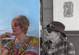 Sandra Almodóvar, en una imagen de la revista SIX de 2018 y en otra cedida por sus amistades