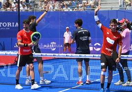 Momo González y Sanyo se enfrentan a Gutiérrez Coello y Tapia en el Master de Marbella