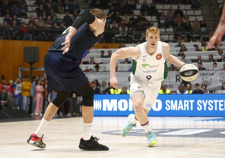 Díaz, en el duelo copero ante el Barcelona.