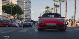 La serie 'Culpa mía' llega a Amazon con espectaculares carreras de coche por Málaga