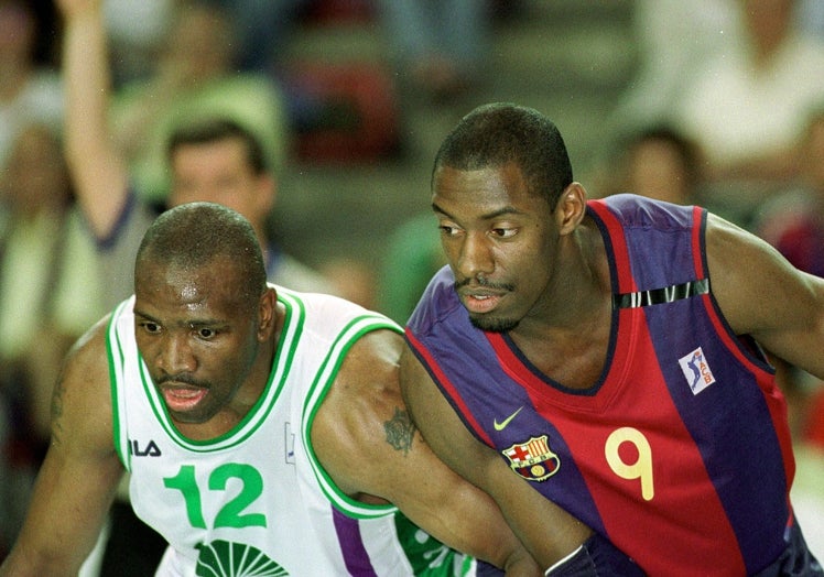 Kenny Miller, en la semifinal de 2001.