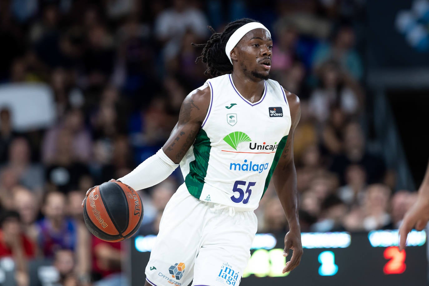 El primer encuentro de semifinales entre Barça y Unicaja, en imágenes