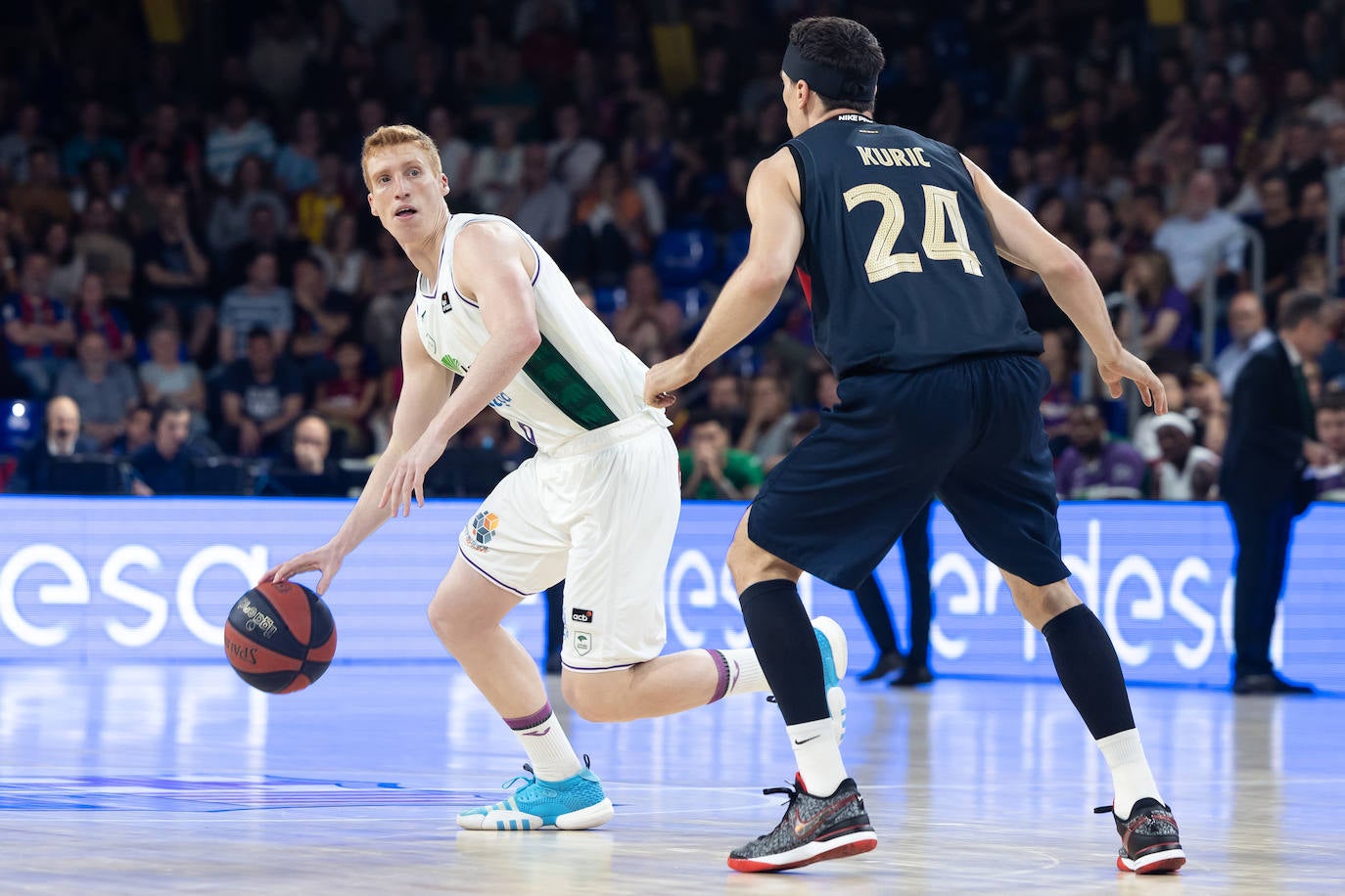 El primer encuentro de semifinales entre Barça y Unicaja, en imágenes