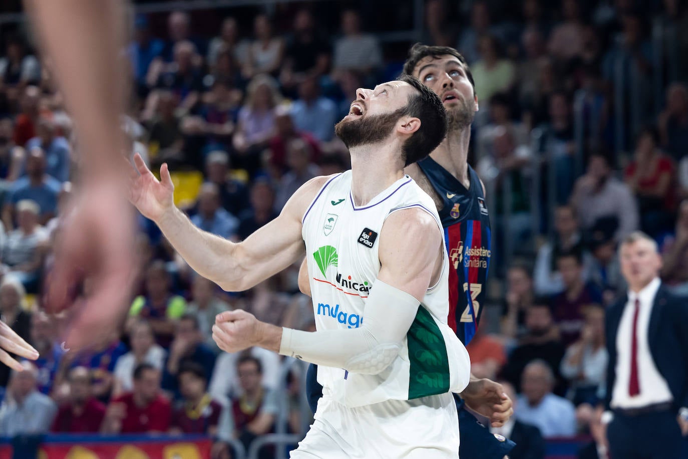 El primer encuentro de semifinales entre Barça y Unicaja, en imágenes