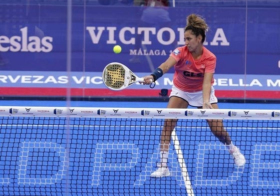 Bea González, durante la celebración del World Padel Tour, en Marbella, el 2 de junio.